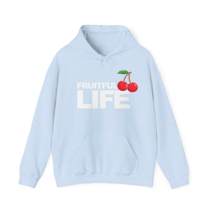 Fruitful Life Hoodie — Cherry Graphic Hooded Sweatshirt