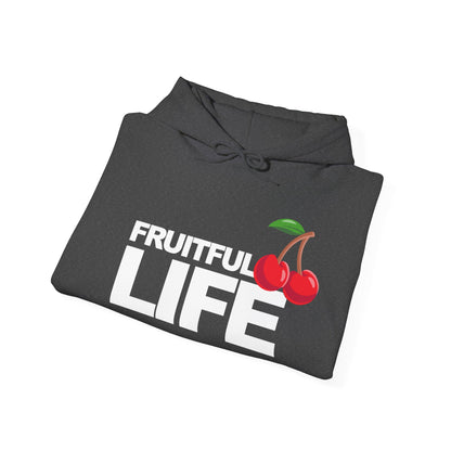 Fruitful Life Hoodie — Cherry Graphic Hooded Sweatshirt