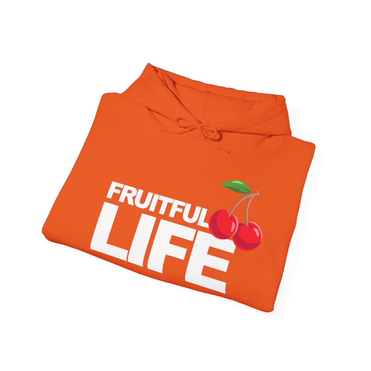 Fruitful Life Hoodie — Cherry Graphic Hooded Sweatshirt
