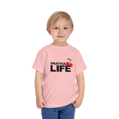 Toddler Tee, Fruitful Life Cherry