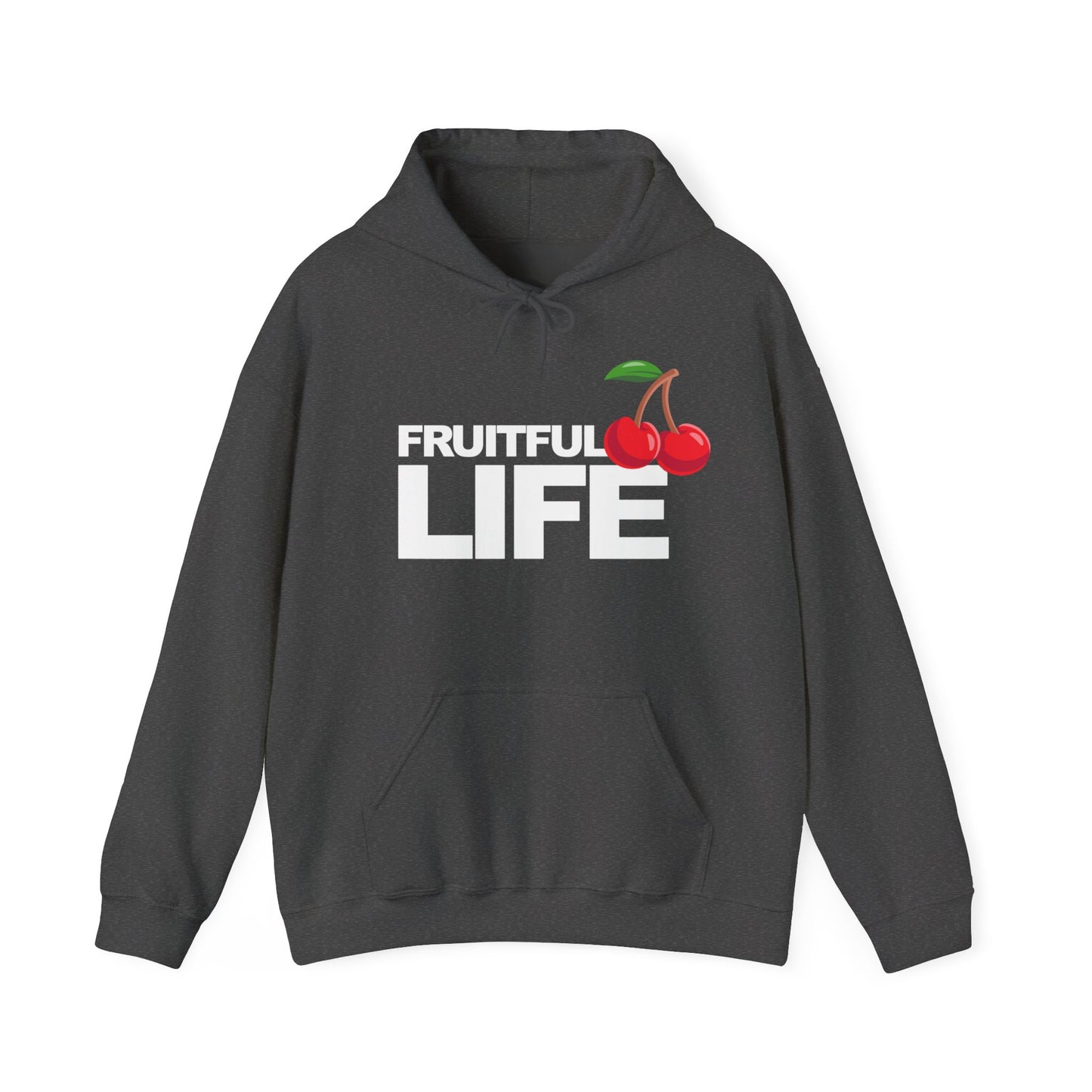 Fruitful Life Hoodie — Cherry Graphic Hooded Sweatshirt