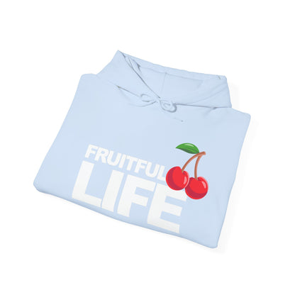 Fruitful Life Hoodie — Cherry Graphic Hooded Sweatshirt