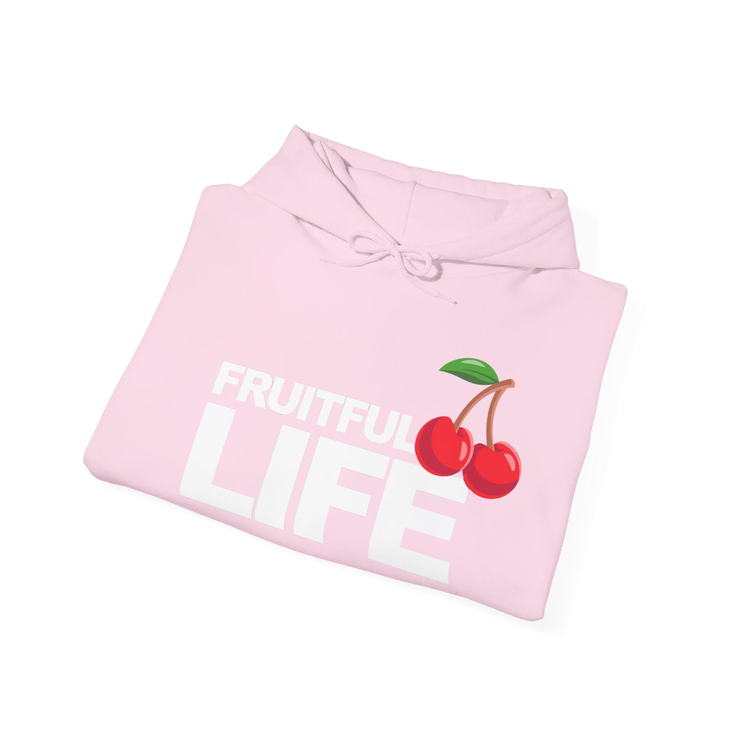 Fruitful Life Hoodie — Cherry Graphic Hooded Sweatshirt