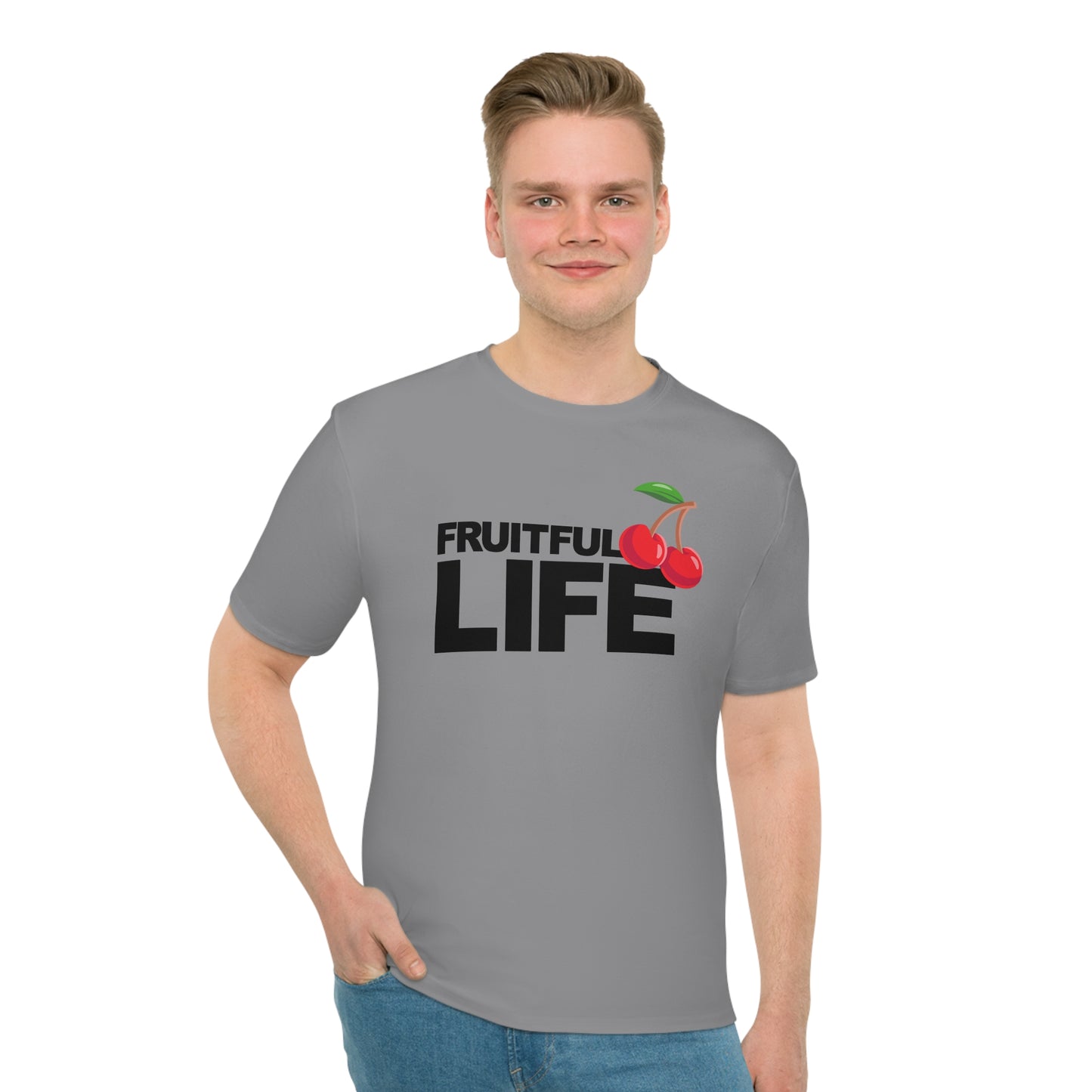 Fruitful Life T-Shirt — Cherry Graphic Men’s Tee