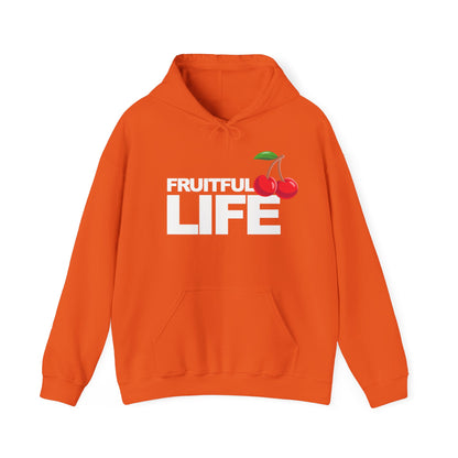 Fruitful Life Hoodie — Cherry Graphic Hooded Sweatshirt