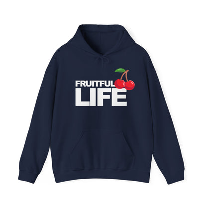 Fruitful Life Hoodie — Cherry Graphic Hooded Sweatshirt