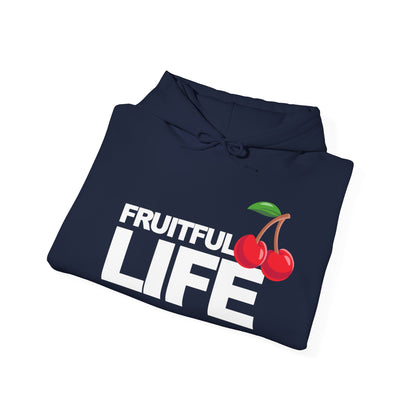 Fruitful Life Hoodie — Cherry Graphic Hooded Sweatshirt